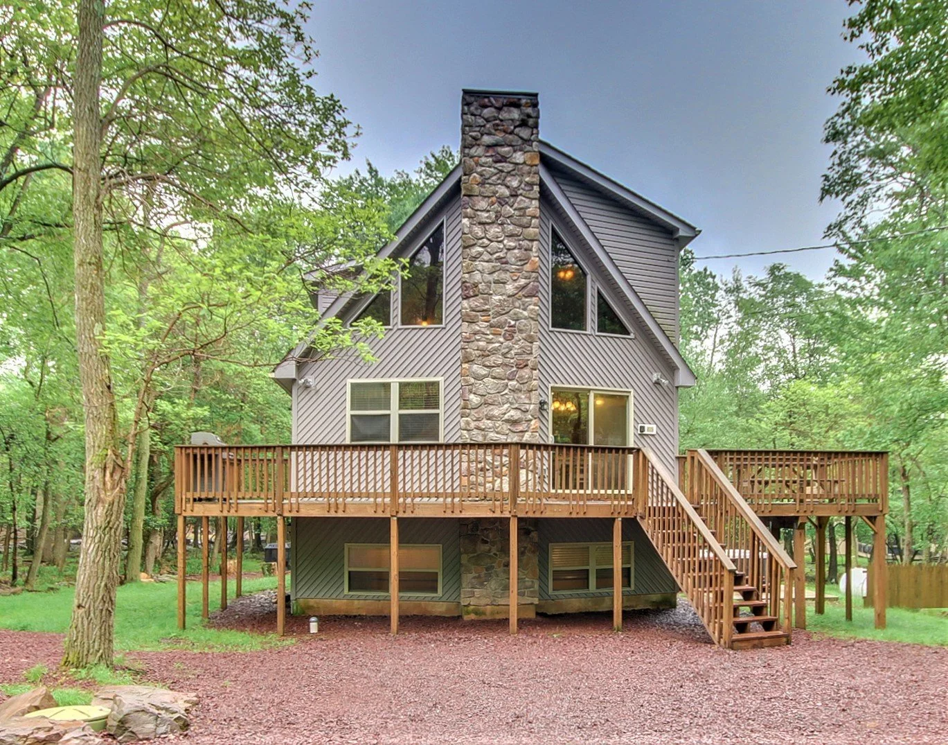 Pocono Mountains Pennsylvania lakehouse short-term rental property